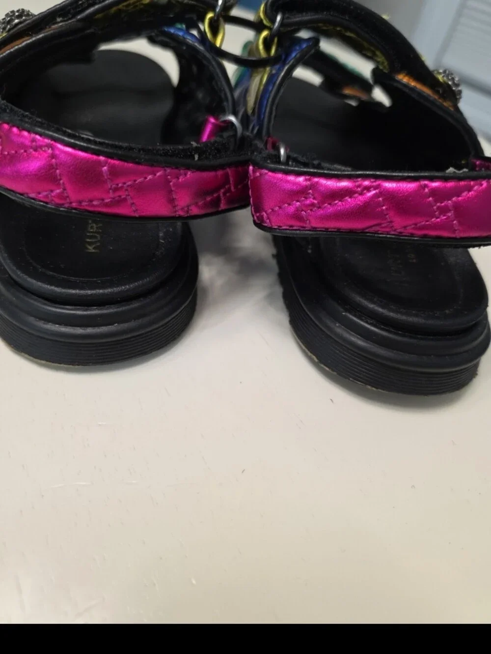 Kurt Geiger Mini Orson rainbow Sandal- EU 35/ 4M
